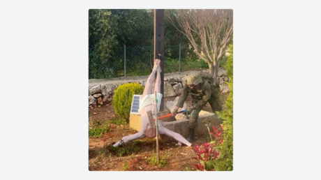 Así sanciona Israel al soldado que profanó una estatua de Jesucristo en el Líbano