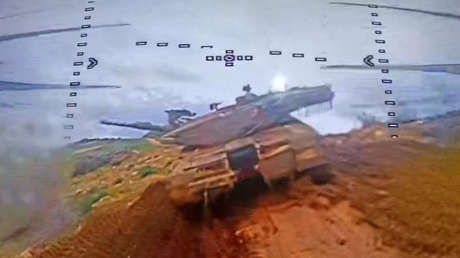VIDEO: Hezbolá aniquila un tanque israelí con un dron suicida