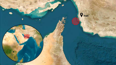 Reportan incidente marítimo cerca de la costa de Irán