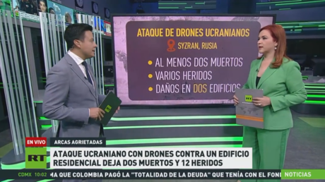 Ataque ucraniano con drones contra un edificio residencial deja dos muertos y 12 heridos