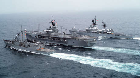 Así refuerza Washington su poder marítimo en Oriente Medio para su agresión militar contra Irán