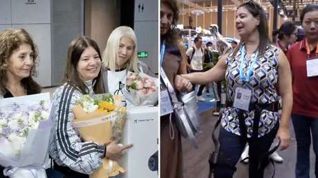 'Milagro científico': mujer con discapacidad logra caminar de nuevo gracias a un robot chino