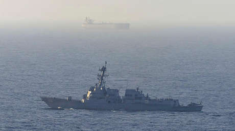 El general Caine da detalles de la incautación del buque Touska con bandera iraní