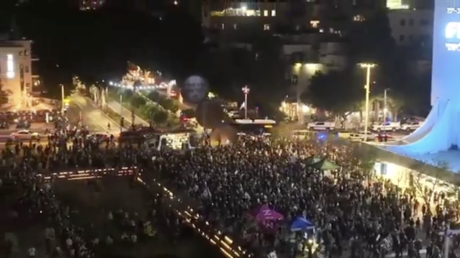 VIDEOS: Protestas masivas en Tel Aviv contra el Gobierno de Netanyahu