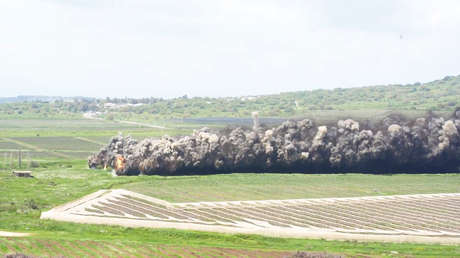 VIDEO: Israel detona 700 minas terrestres cerca de la frontera con Siria