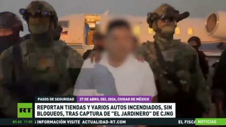 Reportan tiendas y varios autos incendiados tras captura de 'El Jardinero' de CJNG