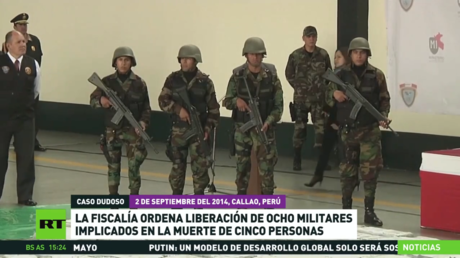 La Fiscalía de Perú ordena liberación de ocho militares implicados en la muerte de cinco personas
