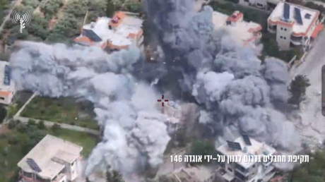 VIDEO: Israel destryue infraestructura de Hezbolá en el sur del Líbano