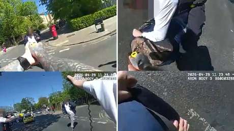 ANGUSTIANTES IMÁGENES: Así enfrentaron policías al hombre que apuñaló a dos personas judías en Londres