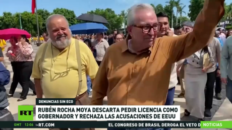 Rubén Rocha Moya descarta pedir licencia como gobernador y rechaza acusaciones de EE.UU.