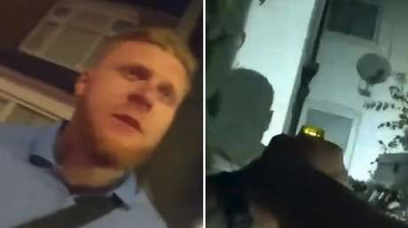 VIDEO EN PRIMERA PERSONA: Persecución policial acaba con un violador arrestado en un jardín