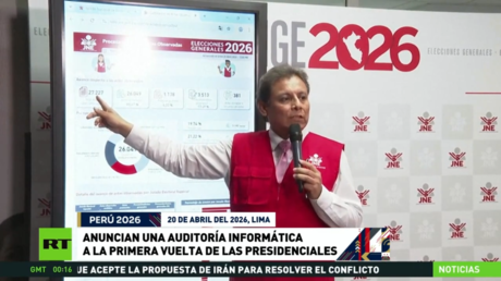Anuncian una auditoría informática a la primera vuelta de las presidenciales en Perú