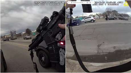 VIDEO POLICIAL: Tensa persecución termina en choque y balacera mortal