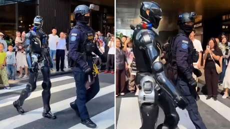 'Robocop' en la vida real: el robot policía chino que imita con precisión a las unidades SWAT (VIDEO)
