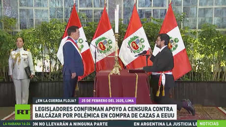 Congresistas peruanos acumulan apoyos para destituir al presidente interino