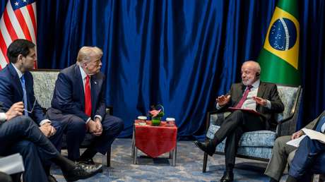Trump comenta su reunión con Lula