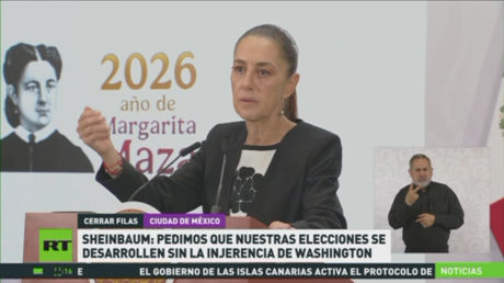 Sheinbaum: Pedimos que nuestras elecciones se desarrollen sin injerencia de Washington