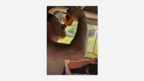 VIDEO: Camionero ebrio atropella y mata a una joven en Brasil