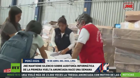 JNE mantiene el silencio sobre auditoría informática de la primera vuelta de las elecciones presidenciales en Perú