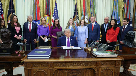 "Es un honor": Trump ironiza sobre el "síndrome de trastorno" que lleva su apellido (VIDEO)
