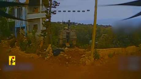 Hezbolá muestra cómo aniquila un vehículo blindado de combate israelí (VIDEO)