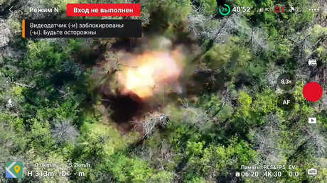 VIDEO: Drones rusos reducen a cenizas los refugios de las tropas ucranianas