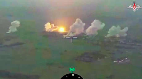 VIDEO: Fortificaciones de hormigón no resisten un ataque de misiles termobáricos rusos