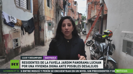 Residentes de la favela Jardim Panorama luchan por una vivienda digna ante posibles desalojos
