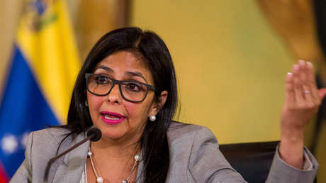 Delcy Rodríguez demanda a Trump el "cese del bloqueo" y las sanciones contra Venezuela